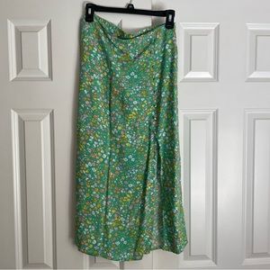 Miss Selfridge Floral Midi Skirt